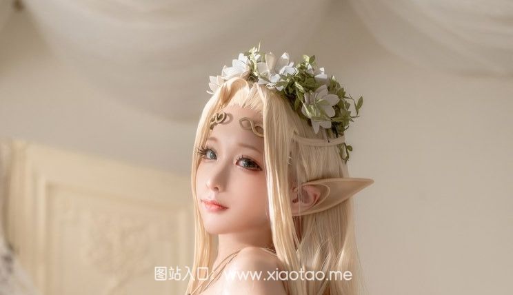 白精灵蠢沫沫cos摄影精品作品