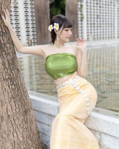 flower朱可儿:火辣模特,中国风美女