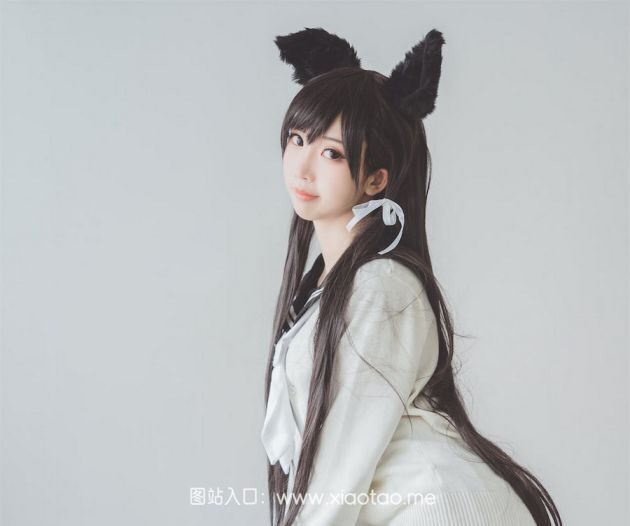 面饼仙儿cos作品图片包,超甜可爱的女孩。