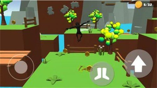 超级忍者冒险3d免费破解版:休闲的动作闯关游戏,经典!