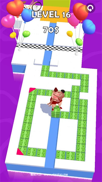 金钱冲刺3d无限金币破解版:有趣的动作闯关游戏,资源经典!