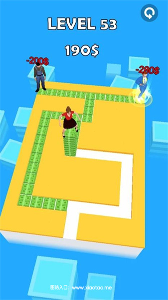 金钱冲刺3d无限金币破解版:有趣的动作闯关游戏,资源经典!