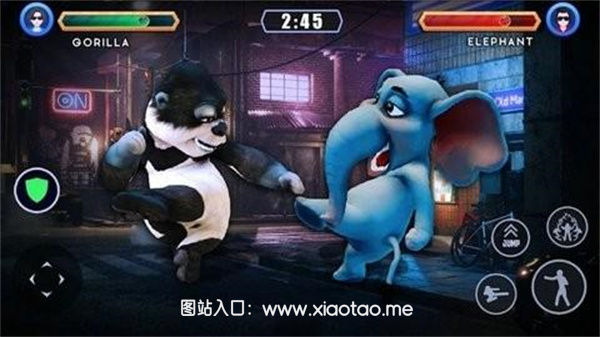 散打动物竞技免费手机版:经典阿德动作闯关游戏,画面有趣!