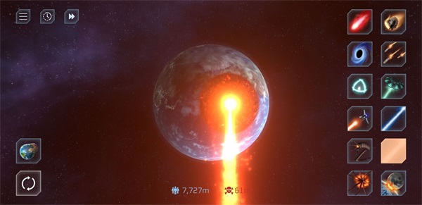 星球毁灭模拟器中文无广告版:科幻题材的模拟类游戏,超现实画面!