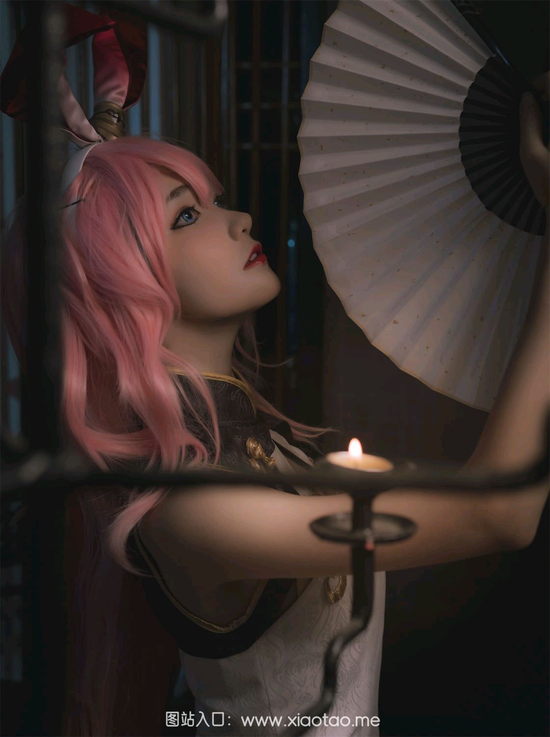 南桃Momoko八重樱cos作品图片包