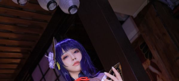 水淼aqua精品cos作品《雷电将军》