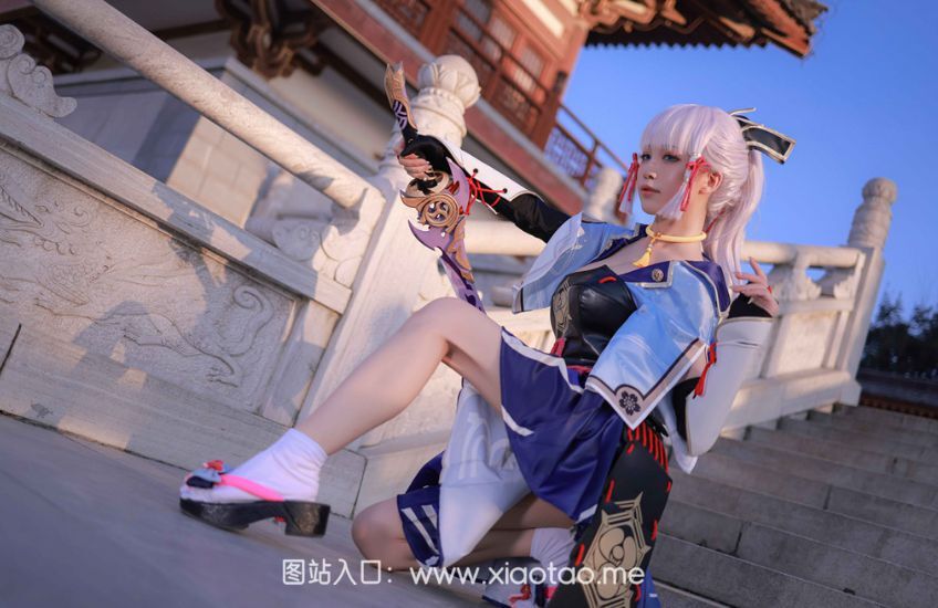 水淼aquacos作品《神里绫华》带你走进神秘的《原神》世界！