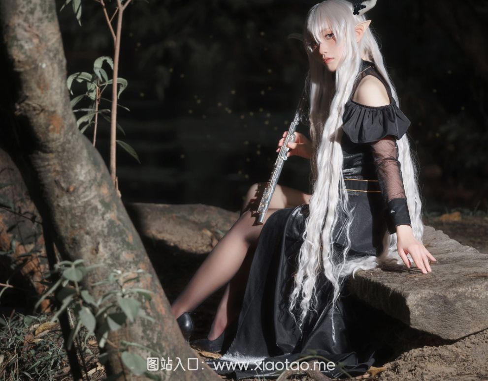 Cien恩恩cosplay《明日方舟》闪灵作品