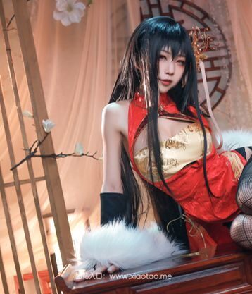 水淼aqua作品大凤旗袍COS碧蓝航线