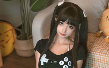 蠢沫沫健身环cos摄影作品鉴赏