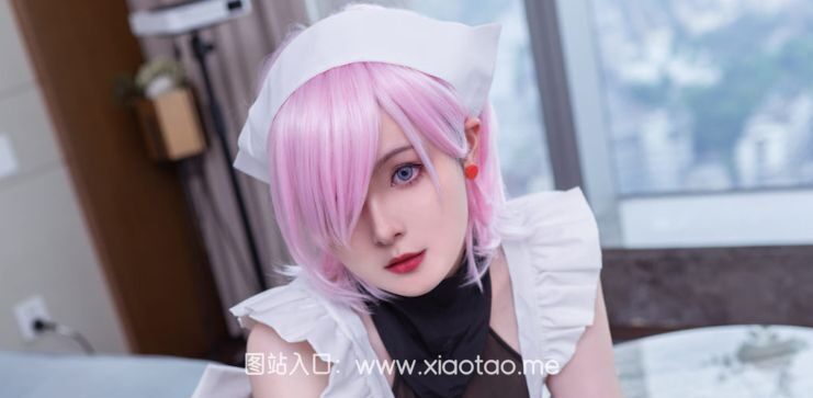 Natsuko夏夏子cos作品《宫本武藏女仆》