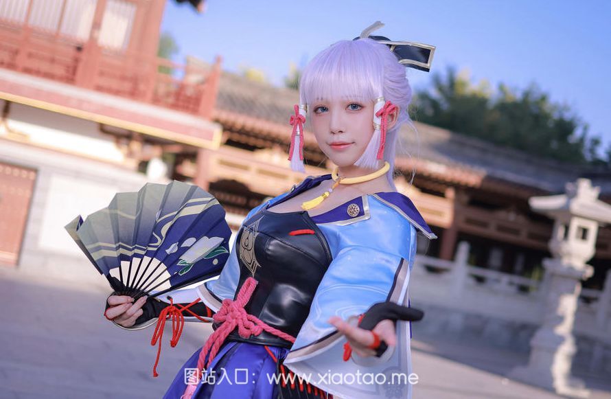 水淼aquacos作品《神里绫华》带你走进神秘的《原神》世界！