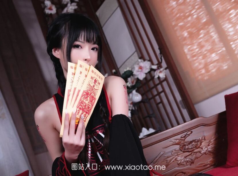 清水由乃Y纹小僵尸，cos作品欣赏