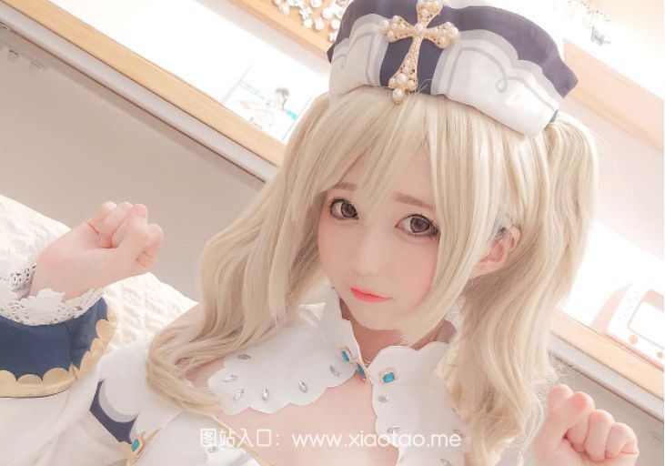 nagisa魔物喵cos原神芭芭拉作品