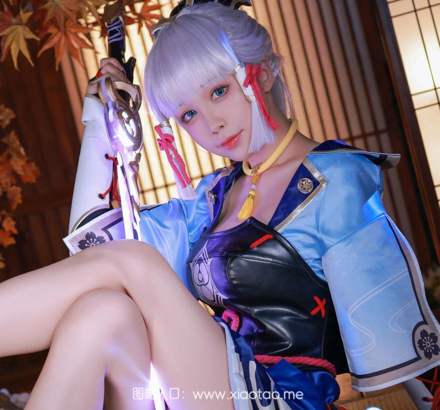 水淼aquacos作品《神里绫华》带你走进神秘的《原神》世界！