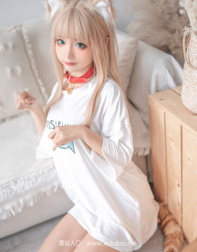 蠢沫沫黄豆粉猫耳娘cos在线精品