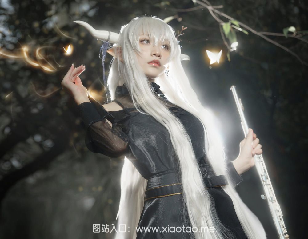 Cien恩恩cosplay《明日方舟》闪灵作品