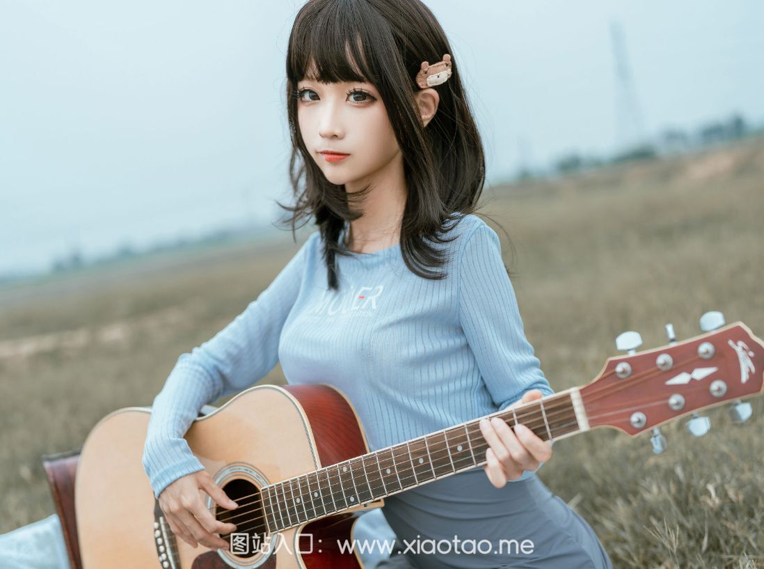 蠢沫沫吉他妹妹女孩cos精品作品下载