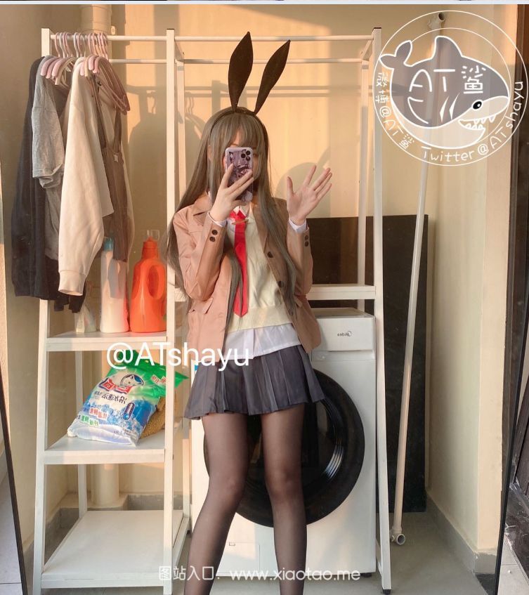 AT鲨小姐姐cos《麻衣学姐》鉴赏