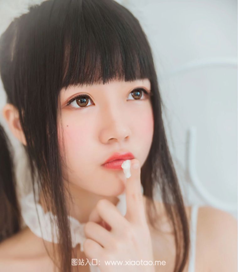 桜桃喵《白猫》cos作品精品摄影