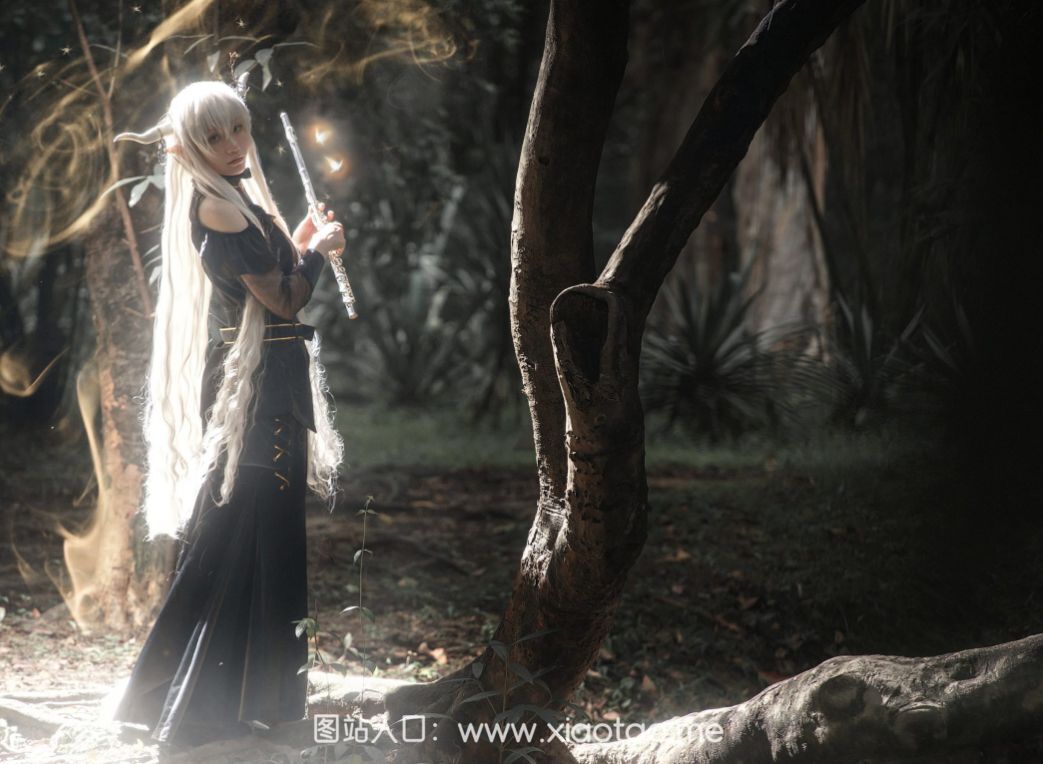 Cien恩恩cosplay《明日方舟》闪灵作品