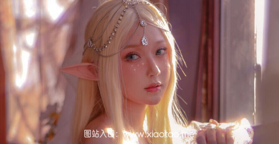 阿包也是兔娘cosFate贞德婚纱作品鉴赏