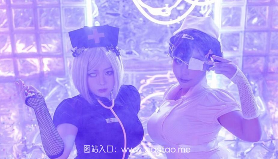 皮皮奶可可爱了名字好听人更漂亮！护士装系列作品鉴赏