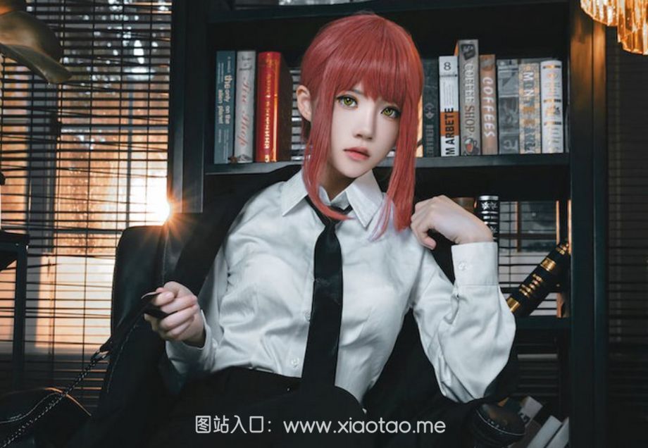 桜桃喵cos作品玛奇玛鉴赏,行走的衣架子