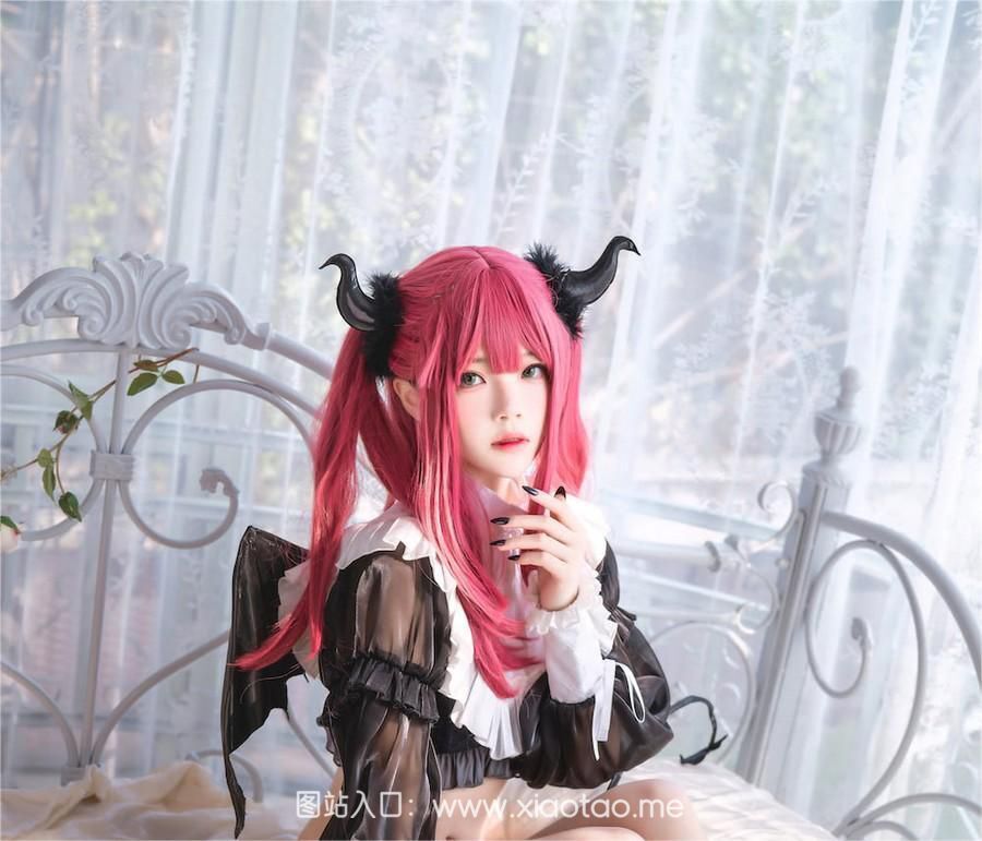 桜桃喵cos喜多川海梦魅魔作品鉴赏