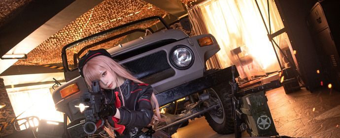 水淼Aqua拉毗COSPLAY,妮姬的胜利女神再现