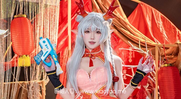 阿包也是兔娘cos新春贺图龙妹鉴赏