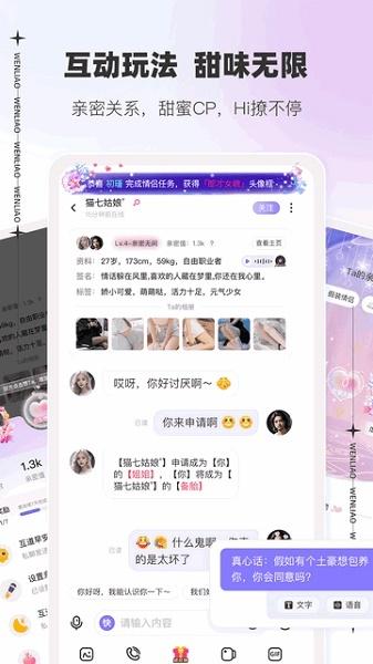文撩最新版:不用登录直接用的聊天交友软件,安装简便!