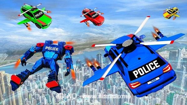 飞行普拉多机器人最新免费版:带感射击枪战游戏,联机方便!