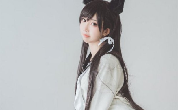 面饼仙儿cos作品图片包，超甜可爱的女孩。