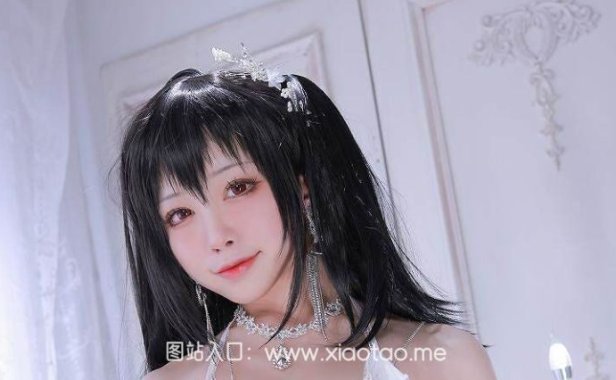 水淼aqua 精品cos作品蒂法白色婚纱