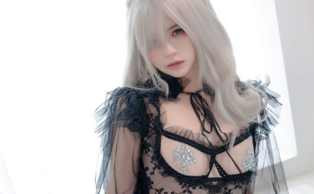 疯猫ss第143期 2022夏日限定A本 黑裙子 白发在线作品预览