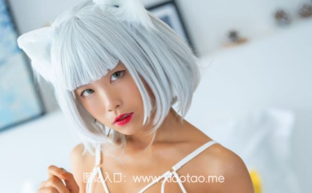 水淼aqua精品白猫cos作品欣赏