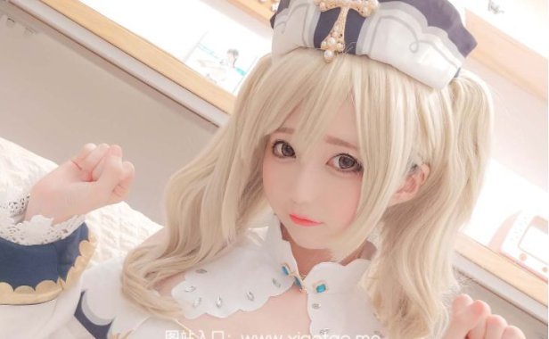 nagisa魔物喵cos原神芭芭拉作品