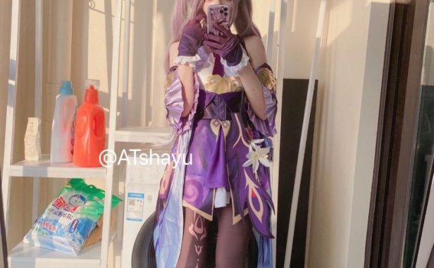 AT鲨小姐姐cos原神《刻晴》作品