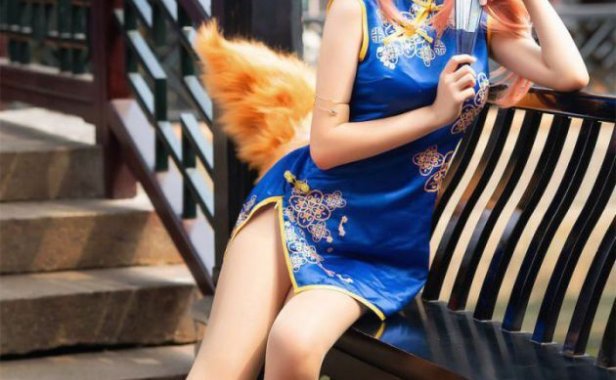 大大卷卷小卷cos作品穿越次元的旗袍与95式