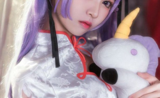 鳗鱼霏儿cos碧蓝华裳独角兽女神作品鉴赏